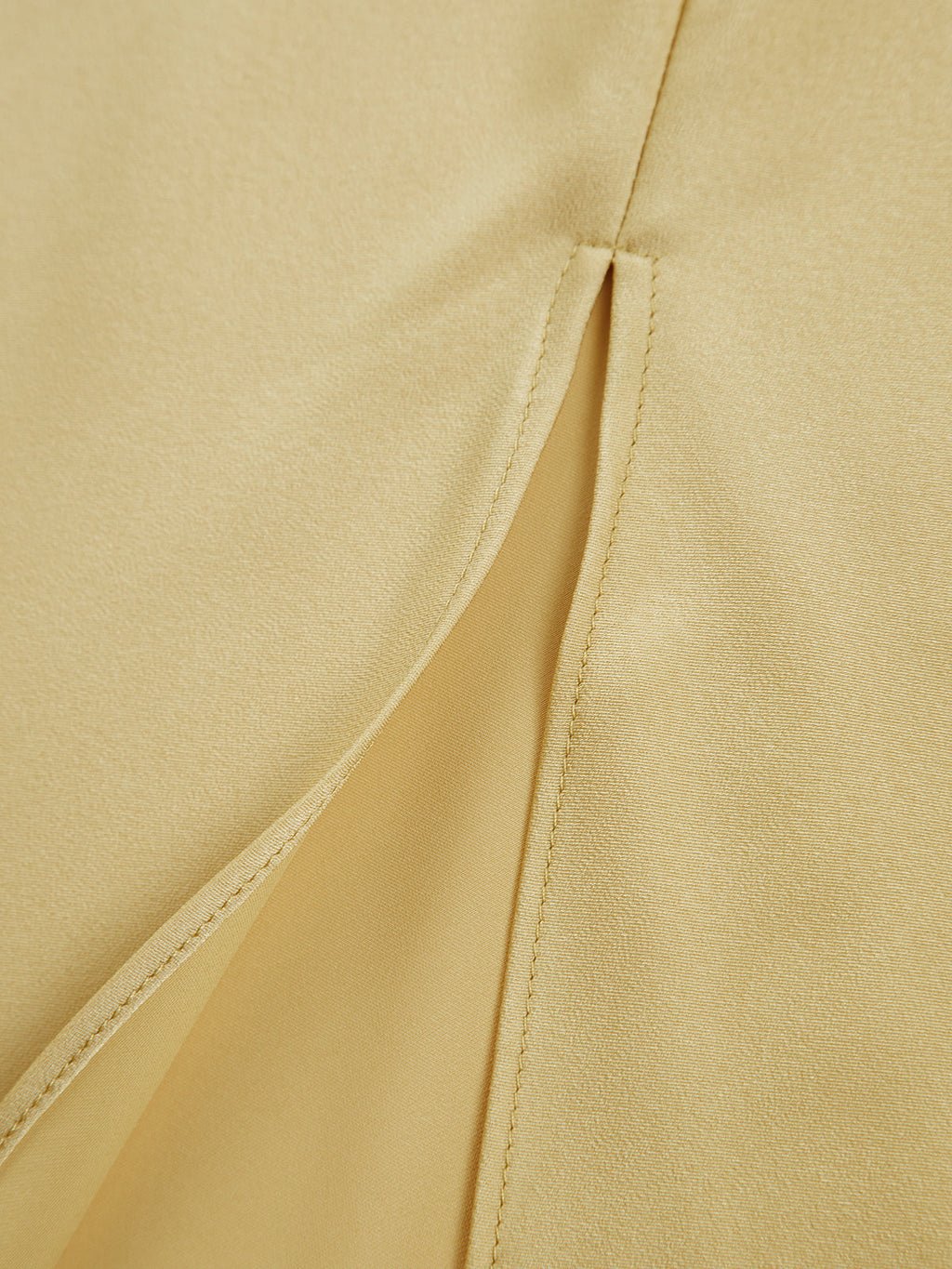 Satin One Shoulder Maxi Dress with Side Slit