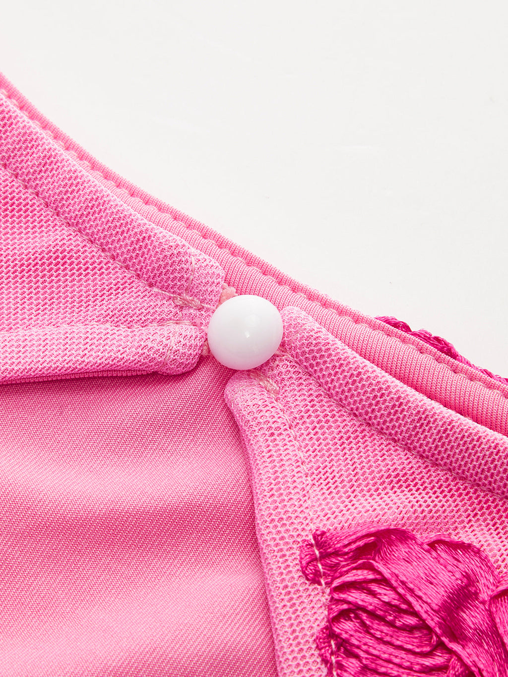 Floral Embroidered Mesh Mini Dress